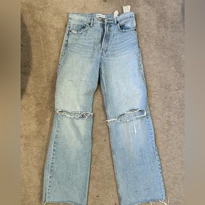 High Waisted Zara Wide Leg Jeans Women’s 8
